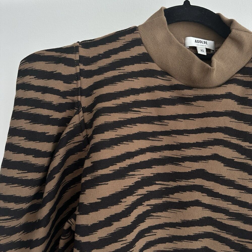 Agolde Sweatshirt‎ Bodysuit Lot Womens S XS Crew Neck Folded Sleeve Sweater Top - Picture 4 of 8